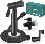 Handheld Bidet Sprayer for Toilet, Premium Stainless Steel Bathroom Bidet Sprayer Set with Anti-Leaking Hose &Water Pressure Control for Feminine Wash, Cloth Diaper for Baby Wash, Wall or Toilet Mount