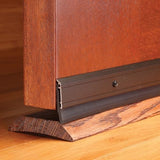 M-D Building Products 69609 All-Season Door Sweep, Heavy Duty Aluminum, Ideal for Residential & Commercial Use, Easy Installation with Heavy Rubber Seal, Ensure Comfort and Security (48 Inch, Bronze)