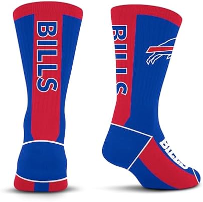 For Bare Feet Unisex Kid's NFL MVP Crew Sock Youth