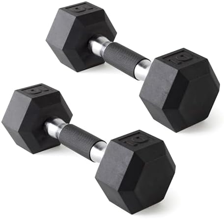 CAP Barbell Coated Dumbbell Weight | Multiple Options Pairs & Sets