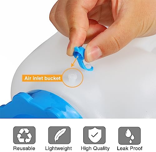 REDCAMP 5 Gallon/18.5L Portable Water Container with Spigot - Camping & Emergency Water Storage for Car, Hiking, Hurricane Supplies