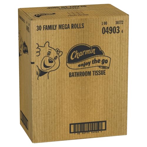 Charmin Ultra Strong Clean Touch Toilet Paper, 30 Family Mega Rolls = 150 Regular Rolls