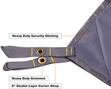 REDCAMP Waterproof Camping Tent Tarp - 95" x116'', 4 in 1 Multifunctional Tent Footprint for Camping, Hiking and Survival Gear, Lightweight and Compact