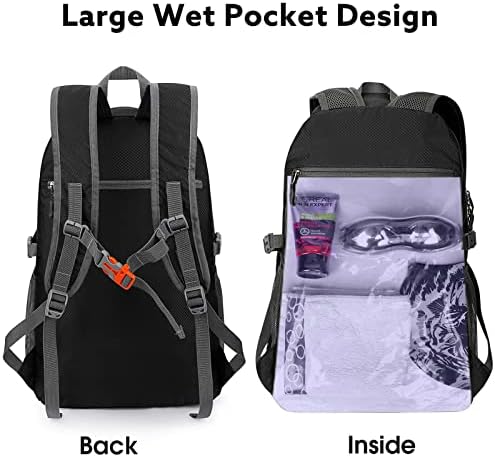 G4Free 40L Lightweight Packable Hiking Backpack, Waterproof Travel Daypack