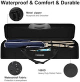 Camping Chair Replacement Bag, 42 Inch Extra Large Zippered Cot Bag, Waterproof Foldable Carrying Case with Handle Strap, Large Mouth fits Most Cots & Chairs for Travel Outdoor