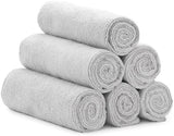 S&T INC. Microfiber Gym Towels, Yoga Towel for Home and Gym Bag, 16 Inch x 27 Inch, 6 Pack