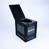 BOXIO Toilet - Portable Toilet, Camping Toilet, composting Toilet for car Camping, Boat or Camping. Mini Camping Toilet: 14,7" x 11,8" x 11,0" Made in Germany.