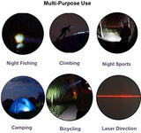 Rechargeable LED Headlamp,Super Bright Head lamp Headlight Flashlight with Laser for Indoor and Outdoor Runing,Hiking,Camping,Fishing,Hunting