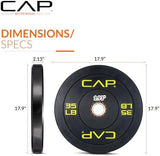CAP Barbell Rubber Olympic Bumper Plate | Multiple Options/Colors