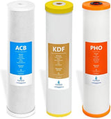 EXPRESS WATER FLTWH2045CKP1 Whole House Replacement Filter, 3 Count (Pack of 1), White