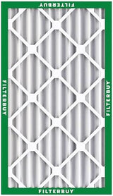 Filterbuy 16x24x4 Air Filter MERV 8 Dust Defense (2-Pack), Pleated HVAC AC Furnace Air Filters Replacement (Actual Size: 15.38 x 23.38 x 3.63 Inches)
