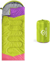 oaskys Camping Sleeping Bag - 3 Season Warm & Cool Weather - Summer Spring Fall Lightweight Waterproof for Adults Kids - Camping Gear Equipment, Traveling, and Outdoors