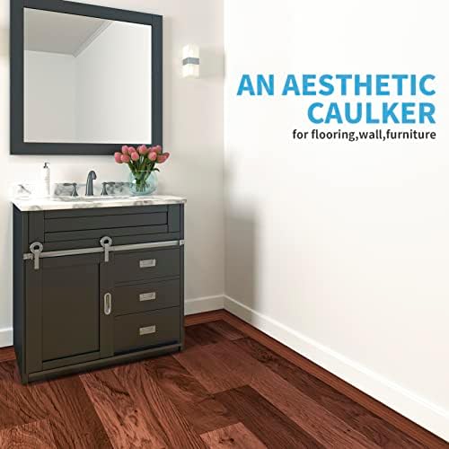 Art3d 10 FT Self Adhesive Vinyl Floor Transition Strip, Laminate Floor Strip Floor Flat Divider Strip for Joining Floor Gaps,Carpet Threshold Transition,Floor Tiles（1.57in, Cherry）