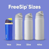 Kids FreeSip Insulated Stainless Steel Water Bottle with Straw for Sports, Travel, and School, BPA-Free Sports Water Bottle, 16 oz, Celestial Sphere