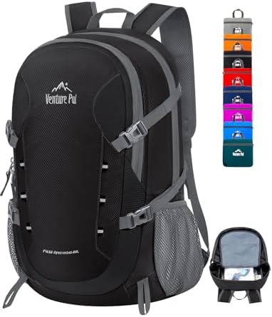 Venture Pal 40L Lightweight Packable Travel Hiking Backpack Daypack