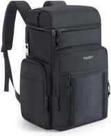 TOURIT Waterproof Cooler Backpack: 30 Cans Insulated Leakproof Portable Cooler Bag Beach Travel Camping Picnic Hiking
