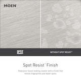 Moen 3942SRS Deck Mounted Kitchen Soap Dispenser with Above The Sink Refillable Bottle, Spot Resist Stainless