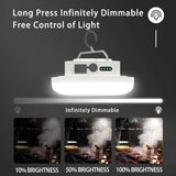 Camping Tent Light LED Rechargeable Portable Hanging Lantern with Remote,IPX5 Waterproof Outdoor Lights with Battery Power, Camp Lamp Light for Glamping Indoor Outages Car Repair