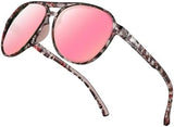Polarized Aviator Sunglasses for Women Men Retro Trendy Sports Sunglasses for Outdoor UV400 Protection