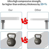 FWTI Deal 6 Feet Foldable Table, Built in Carrying Handle & Alloy Steel Legs, Heavy Duty Portable for Party, Dining, Wedding, Events, Picnic, Indoor, Outdoor, Camping, Utility, White