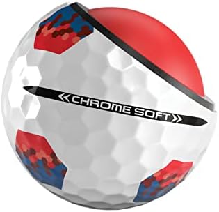 Callaway Golf 2022 Chrome Soft Golf Balls (True Track (Red/Blue)
