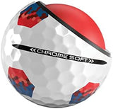 Callaway Golf 2022 Chrome Soft Golf Balls (True Track (Red/Blue)