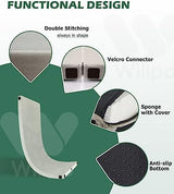 Willpo CertiPUR-US Memory Foam Camping Mattress with Travel Bag and 2 Interchangeable Covers, Lightweight Portable Sleeping Pad for Tents, Guest Beds, Home