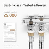 KES All Metal Bathroom Sink Drain with Strainer Basket Hair Catcher Anti Clog Pop Up Drain Stopper for Vanity Vessel Sink with Overflow, Rustproof 18/8 Stainless Steel Polished Chrome S2013A-CH