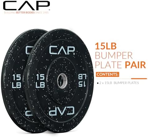 CAP Barbell Rubber Olympic Bumper Plate | Multiple Options/Colors