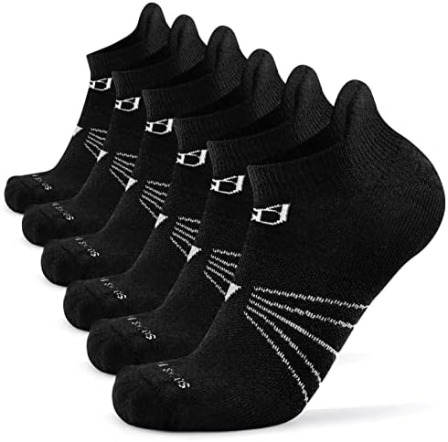 Socks Daze 3/6 Pack Men's Women's Merino Wool Ankle Running Sport Soft Thick Cushion Athletic Socks for Walking Light Hiking