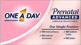 One A Day Women’s Prenatal Advanced Complete Multivitamin with Brain Support* with Choline, Folic Acid, Omega-3 DHA & Iron for Pre, During and Post Pregnancy, 60+60 Count (120 Count Total Set)