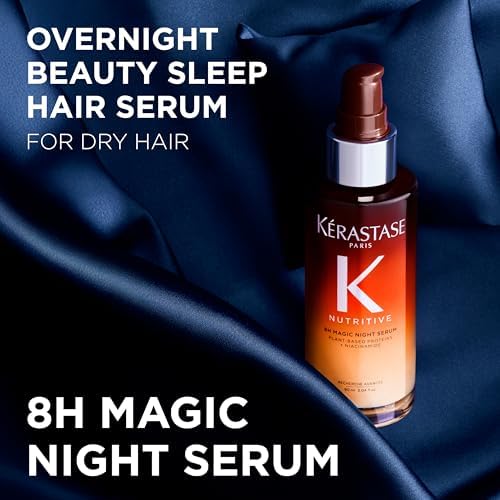 Kerastase Nutritive 8H Magic Night Serum – For Dry Hair, Travel, 1.01 Fl Oz