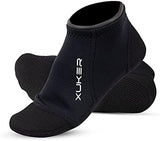 XUKER Neoprene Water Socks 3mm, Sand Proof Beach Volleyball Socks Water Shoes Diving Boots for Outdoor Water Sports
