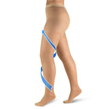 20-30mmHg Compression Pantyhose for Women, Medical Compression Stockings, High Waist Opaque Compression Tights for Lymphadema Edema, Swelling, Varicose Veins, Support Hose for Teacher Doctor (L,