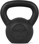 Yes4All 5-80 lbs Cast Iron Kettlebell for Dumbbell Weights Exercises, Gym, Full Body Home Workout Equipment, Push up, Grip and Strength Training