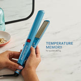 BaBylissPRO Nano Titanium Flat Iron Hair Straightener Limited Edition in Black, 1" Digital Styling Iron, Pro Tool for Salon Results for All Hair Types