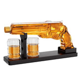 Gun Whiskey Decanter Sets for Men, Kollea Liquor Decanter Set with Gun Shot Glass, Unique Birthday Gifts for Men Dad, Cool Anniversary Christmas Gift for Him Husband, Dispenser for Bar Drinking Party