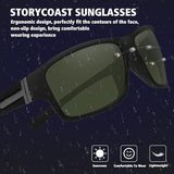 STORYCOAST Polarized Sports Sunglasses for Men Women Unbreakable Frame Cycling Fishing Driving