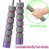 Jump Rope for Kids - Adjustable Soft Skipping Rope with Skin-Friendly Foam Handles for Kids, Boys, Girls, Children - Outdoor Fun Activity, Great Party Favor, Exercise Activity & Fitness