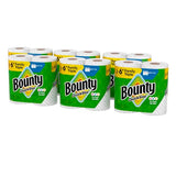 Bounty Quick-Size Paper Towels, White, 12 Family Triple Rolls = 40 Regular Rolls