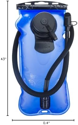 WACOOL 3L 3Liter 100oz BPA Free EVA Hydration Pack Bladder, Leak-Proof Water Reservoir