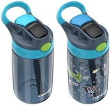 Contigo AutoSpout Water Bottle, 14oz, Pack of two, Blueberry/Blue Raspberry & Blueberry Nightfall