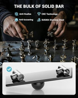 APPASO Black Kitchen Faucet with Soap Dispenser and Pull Down Sprayer, SUS304 Stainless Steel Commercial Single-Handle Spring Faucet for Kitchen Sink, Matte Black