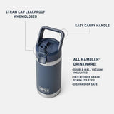 YETI Rambler Jr. 12 oz Kids Bottle, with Straw Cap