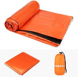 DIBBATU 2/4/6/8 Pack Emergency Sleeping Bag, Survival Gear Bivy Sack Blanket, Waterproof Lightweight, Portable Nylon Sack for Camping Hiking Outdoor Adventure Activities