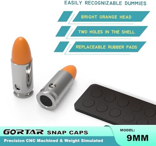 Snap Caps Training Dummy Rounds Practice Safe Loading Firing Close to Real Weight