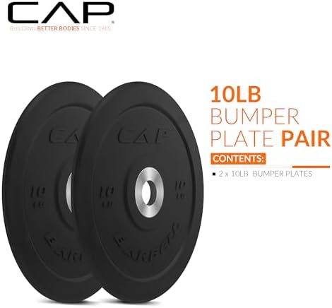 CAP Barbell Rubber Olympic Bumper Plate | Multiple Options/Colors