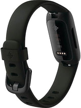 Fitbit Inspire 3 Health &-Fitness-Tracker with Stress Management, Workout Intensity, Sleep Tracking, 24/7 Heart Rate and more, Midnight Zen/Black One Size (S & L Bands Included)