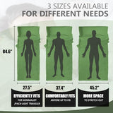 Frelaxy Ultralight Sleeping Bag Liner - Lighter & Compact, 3 Sizes Travel Sheets & Adult Sleep Sack, Comfy Breathable & Cooling & Silky Soft, Quick-Drying, for Backpacking, Hotel, Camping, Hostels