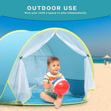 Baby Beach Tent, Pop Up Play Tent for Infants, UV Protection Sun Shelter for Toddlers, Infant Portable Sun Shade